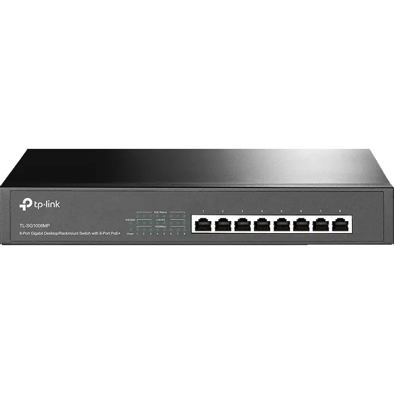 Switch Gigabit PoE+ TP-LINK TL-SG1008MP