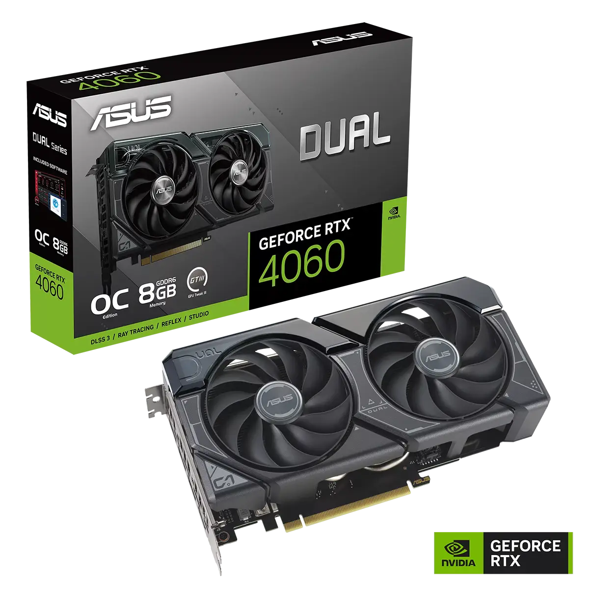 GPU Asus Dual GeForce RTX™ 4060 OC Edition 8GB GDDR6