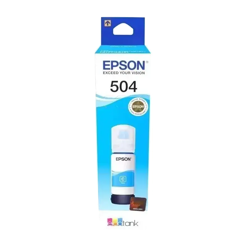 Tinta Epson EcoTank 504 Cyan