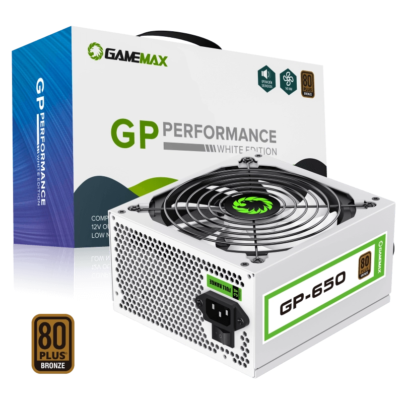 Fuente de Poder Gamemax 650W Bronze