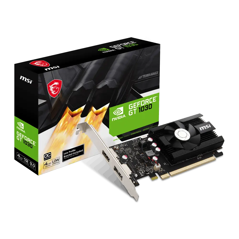 GPU MSI GeForce™ GT 1030 4GD4 LP OC