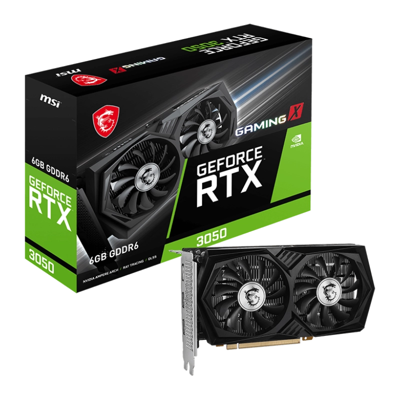 Tarjeta de Video MSI GeForce RTX™ 3050 GAMING X 6G