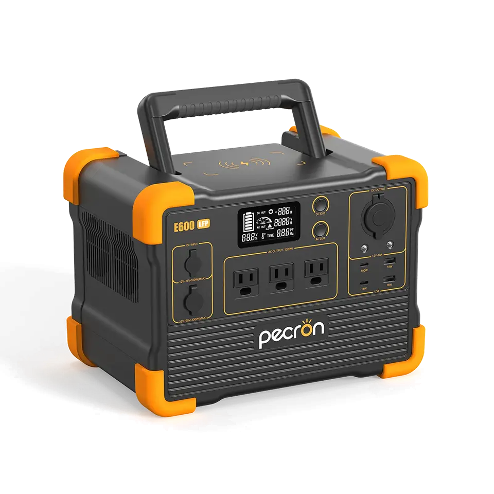 Estacion de carga portatil PECRON E600LFP 1200W 614Wh LiFePo4