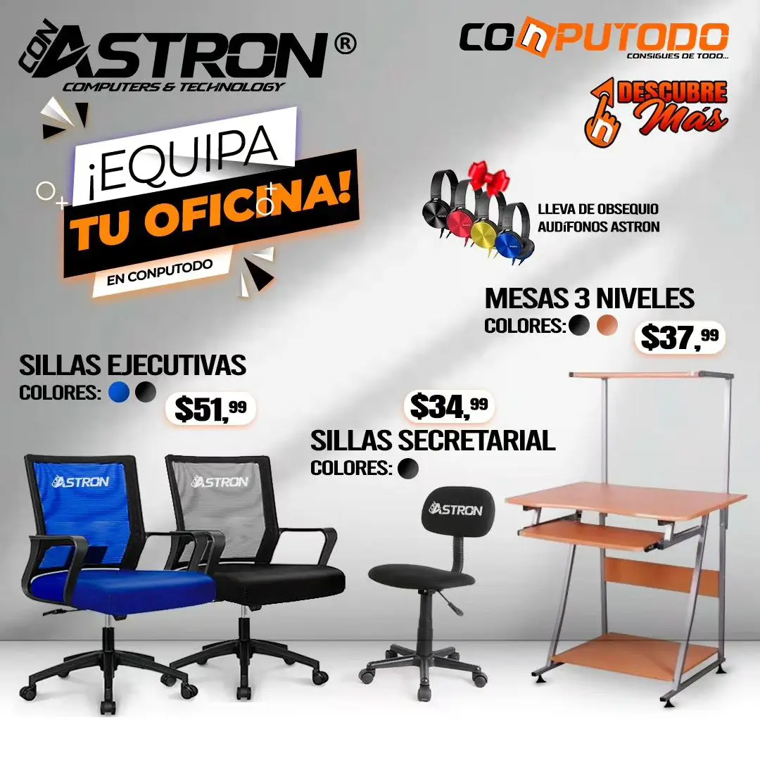 Sillas y Mesas ConAstron